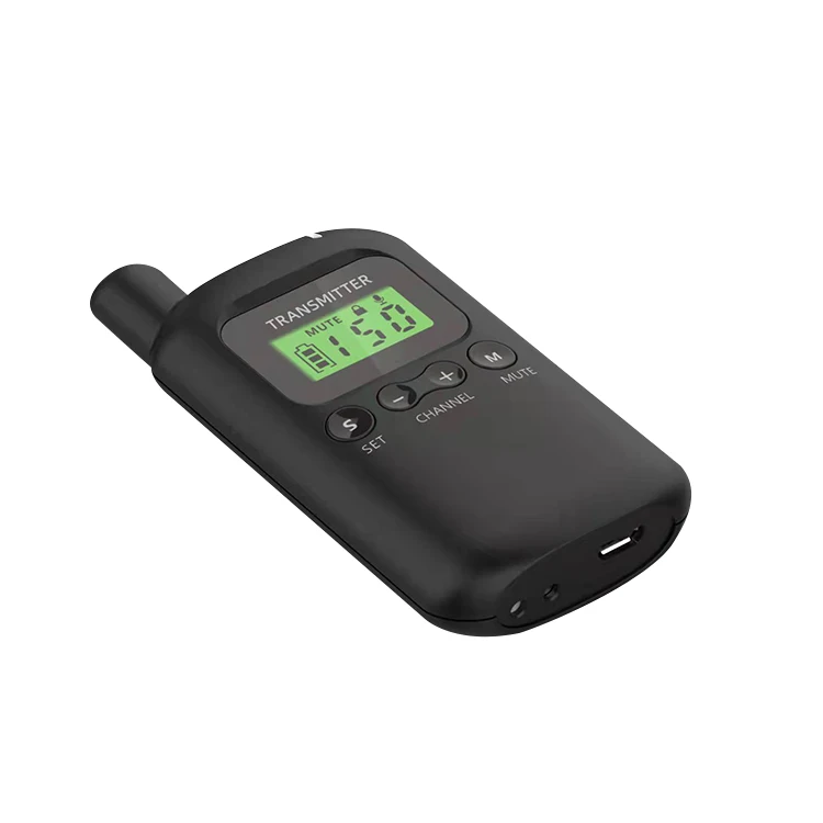 Portable Scenic Tourist Voice Transmission Uhf 1 Transmitter With 2 Receiver Wireless Audio Guide System