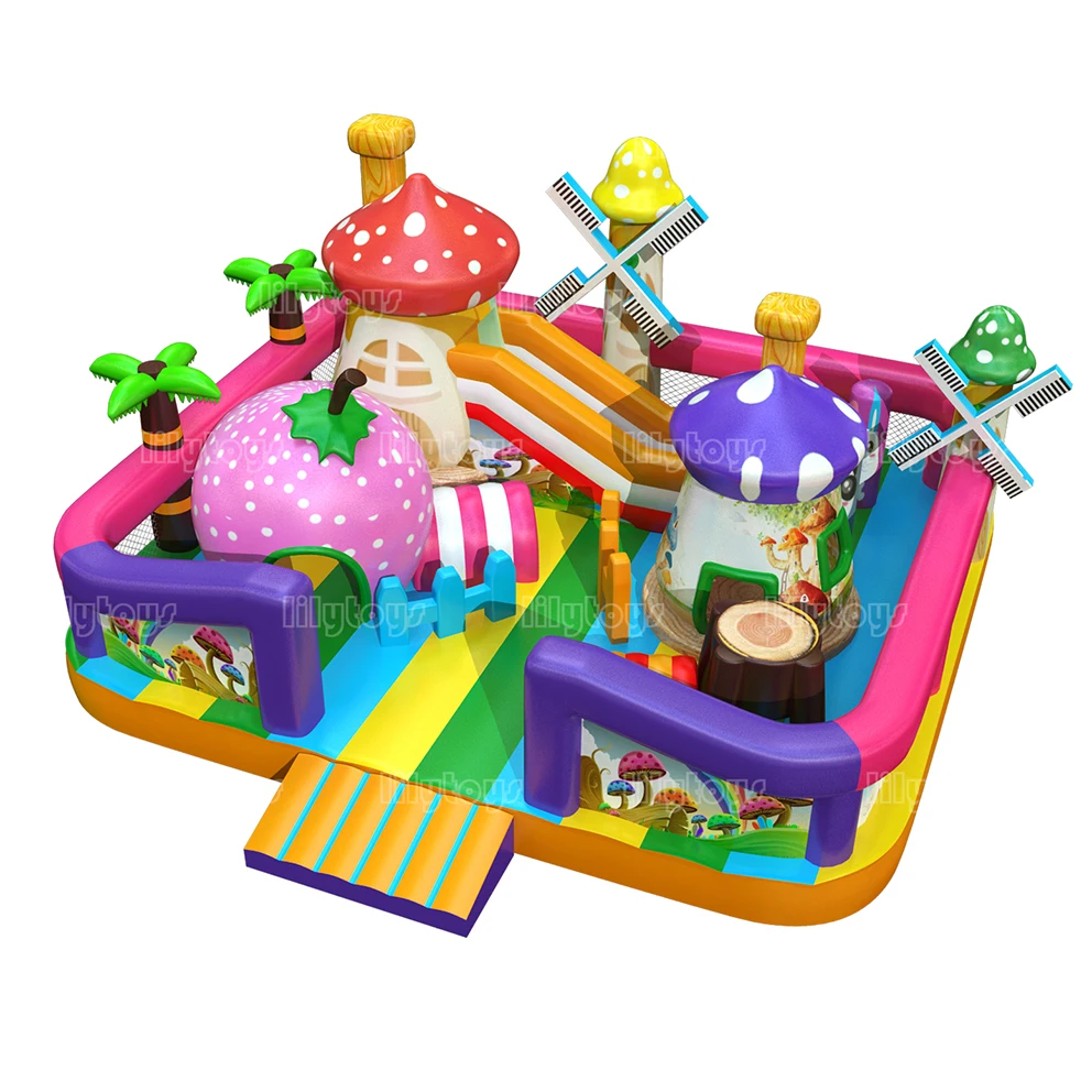 Lilytoys Factory Price Durable Funny Children Adult Inflatable playground Inflatable Amusement Park