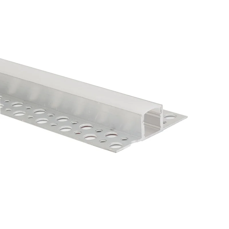 K10-1 Plasterboard recessed linear strip light alu profil channel heat sink drywall gypsum wall plaster in led aluminium profile