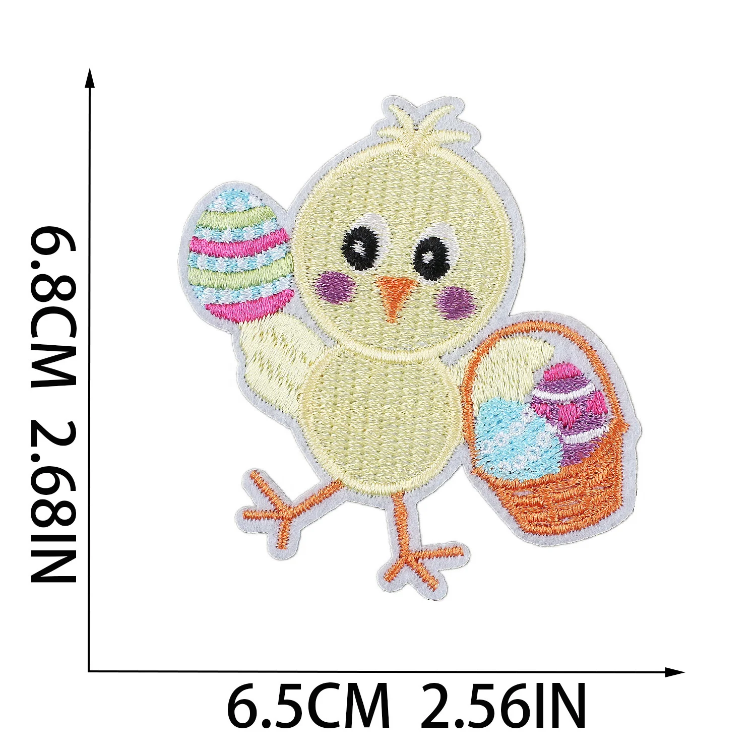 Kids Colour Letter Easter Patch embroidery chenille Patches Iron on / Sew on Alphabet Embroidery Clothes