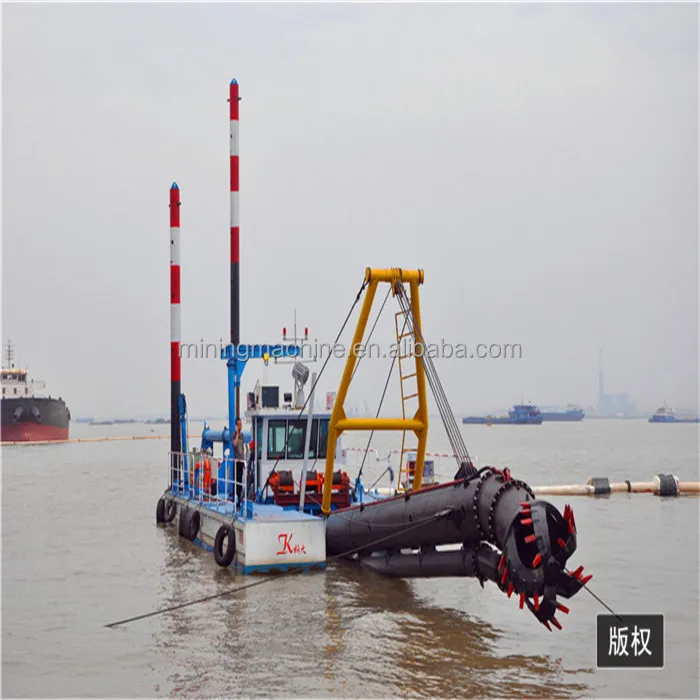 KEDA Dredging Equipment Sand Dredge Machine Cutter Suction Dredger For River Sea Port Construction