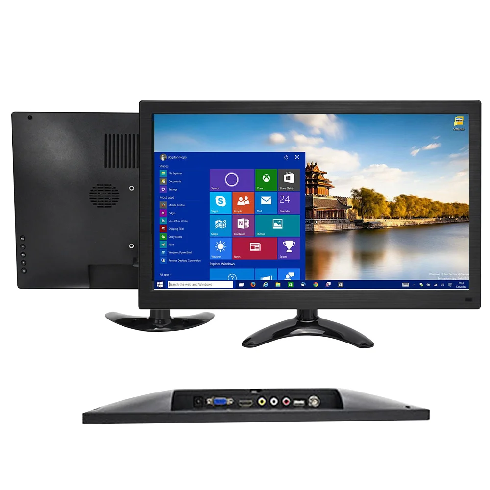Touchscreen Desktop Monitors 15 15.6 17 inch Computer PC TFT LCD Display Capacitive Touch Screen Monitor for self-service kiosk