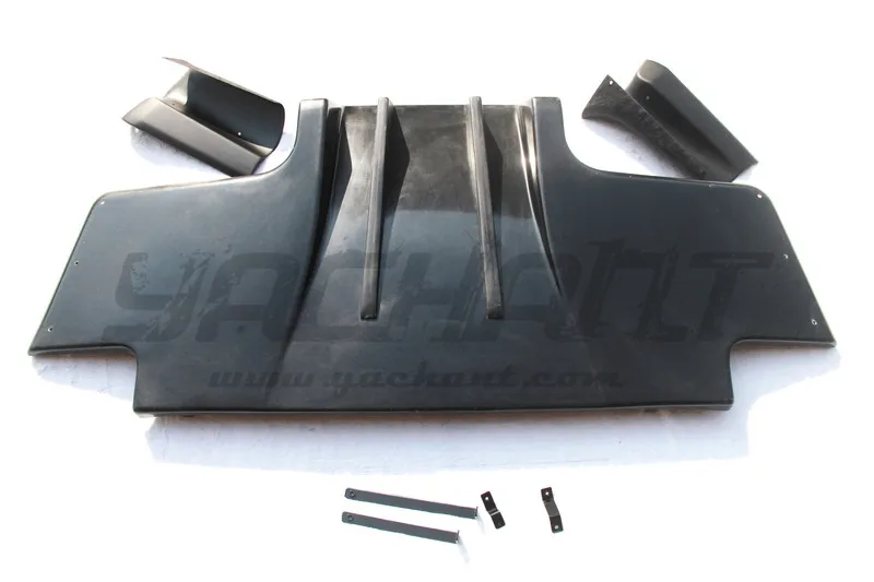 Задний диффузор из стекловолокна FRP, подходит для 89-94 Skyline R32 GTR TS, задний диффузор типа 2, металлические аксессуары