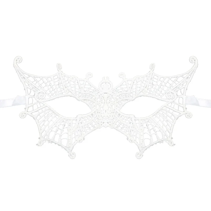 mj249 Factory direct Christmas dance lace shaped white hot selling three-dimensional hollow fun eye