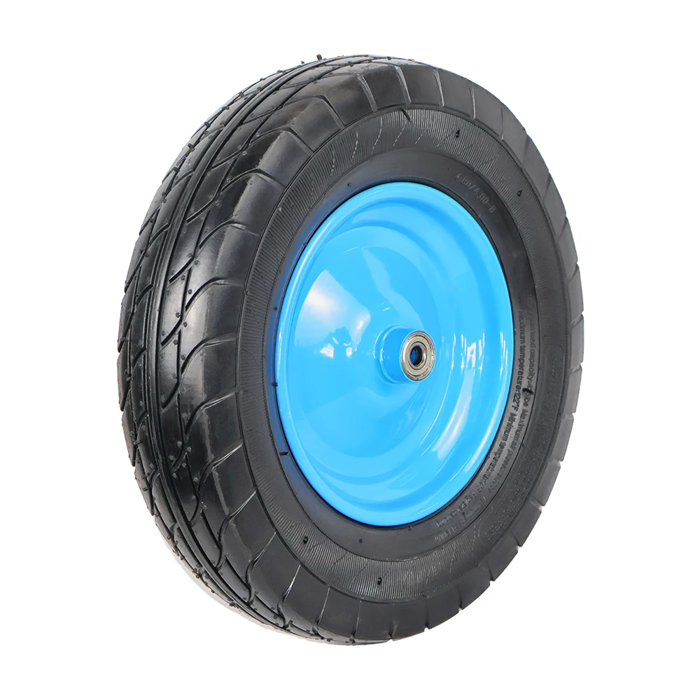 4.80-4.00-8  wheelbarrow wheel pneumatic tire line Trolley wheel pneumatic tire Inflatable wheel