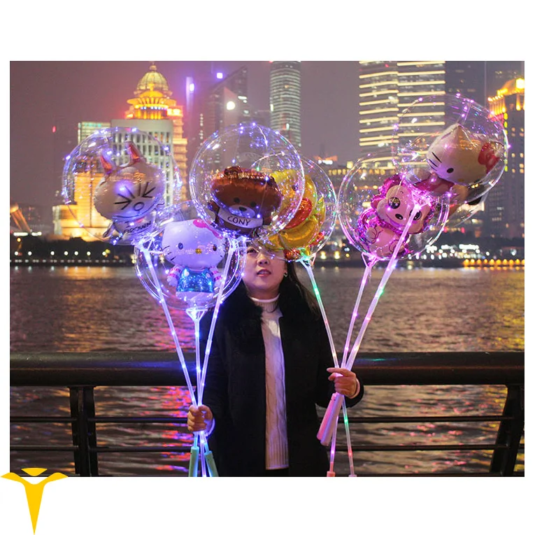 Display  Bobo Balloon Wholesale Led Light Up Balloons