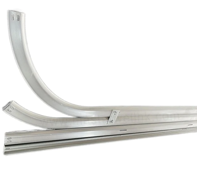 Round Track Sliding Door Kit Residential Garage Door Horizontal Curve and Vertical Track Low Headroom Sliding Garage Door Track