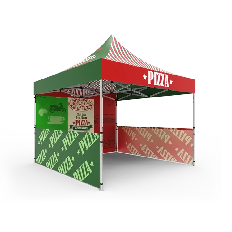 Factory Custom Size Premium Outdoor Tents for Motor Racing Event Competitive Trade Show Canopy with Flag