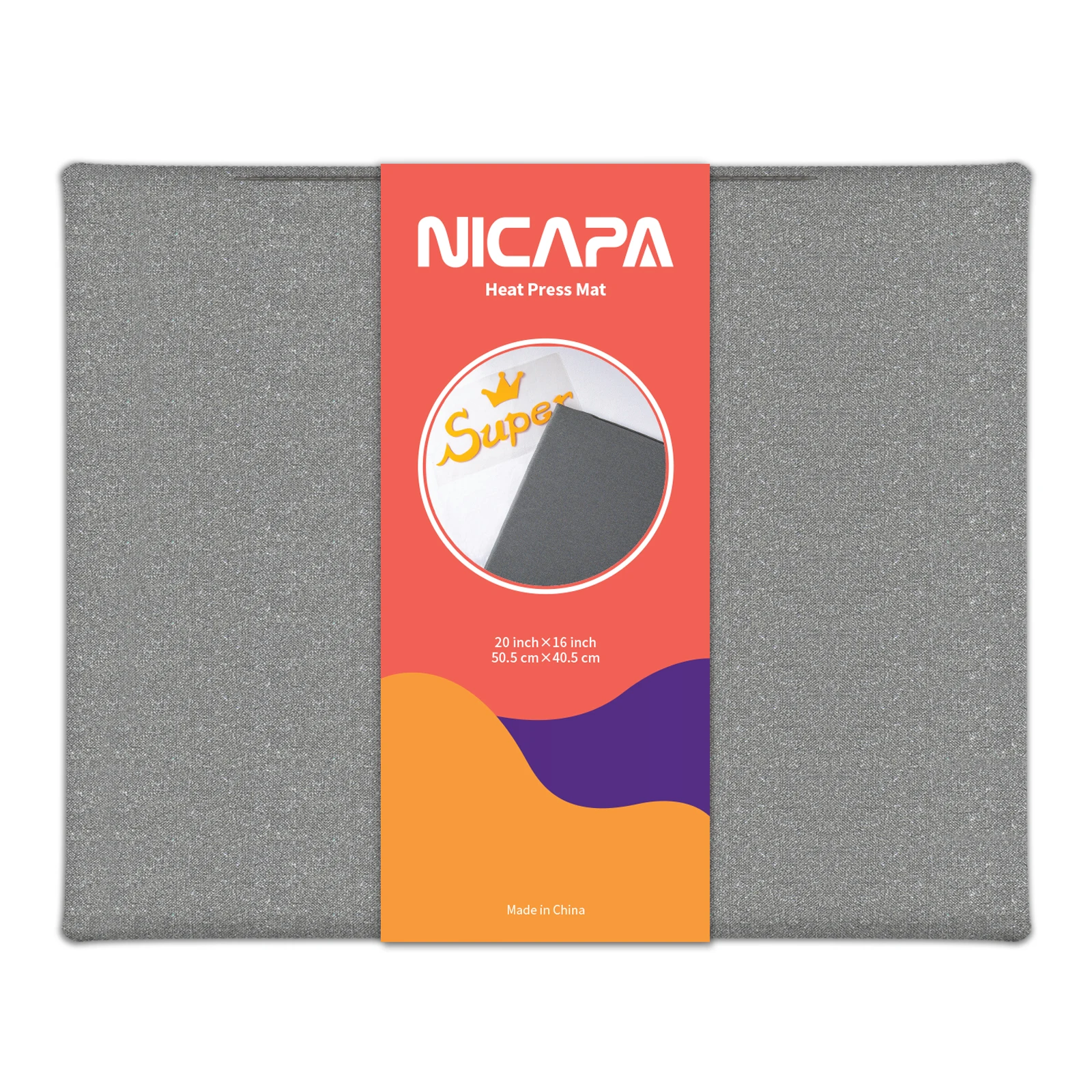 Nicapa Heat Press Mat for Cricut Easypress 16x20 inch Craft Vinyl Ironing Insulation Transfer Heating Mats