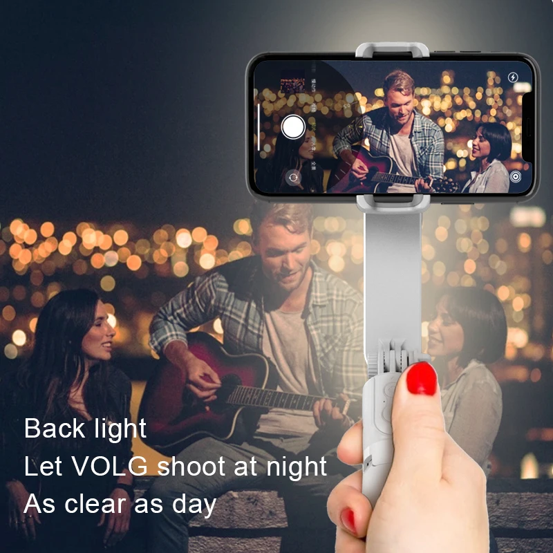 Беспроводной штатив Laudtec с Bluetooth селфи-палка со светодиодной подсветкой телескопический Ручной Стабилизатор стабилизатор