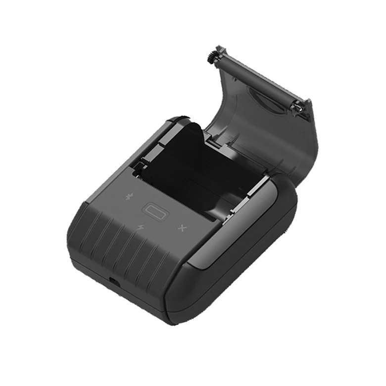 58 мм портативный мобильный синий зубной принтер, чековый билет, термопринтер штрих-кодов