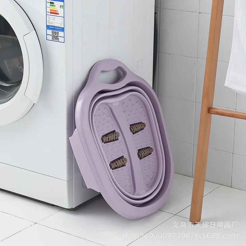 2021 Amazon Hot selling Durable Leak Proof Foldable Plastic Basin Foot Bath