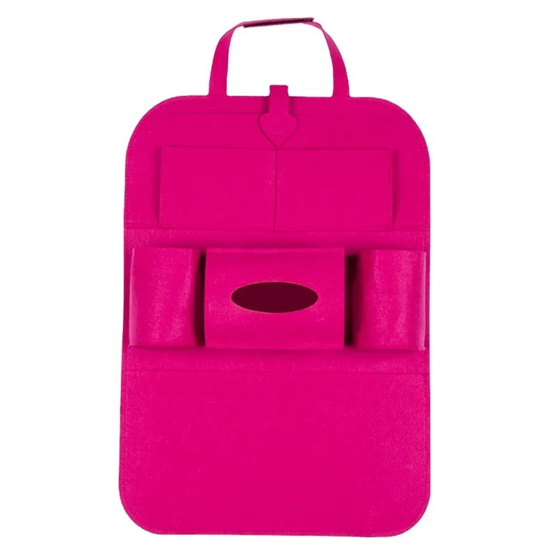 
2020 Universal Car Seat Back Storage Bag Organizer Felt Car Back Seat Pocket Organizer Bag 