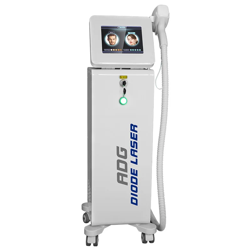 Hot selling high-power ice titanium 3-wavelength diode hair removal 808 diode  hair removal beauty machine