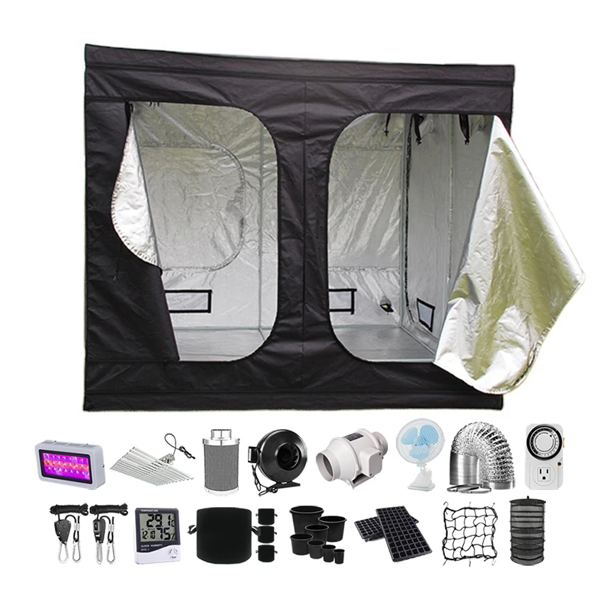 Convenient Installation Plant Grow Tent Thickened Oxford Cloth Greenhouse Indoor Grow Tent Complete Kit Plant Growbox For Indoor