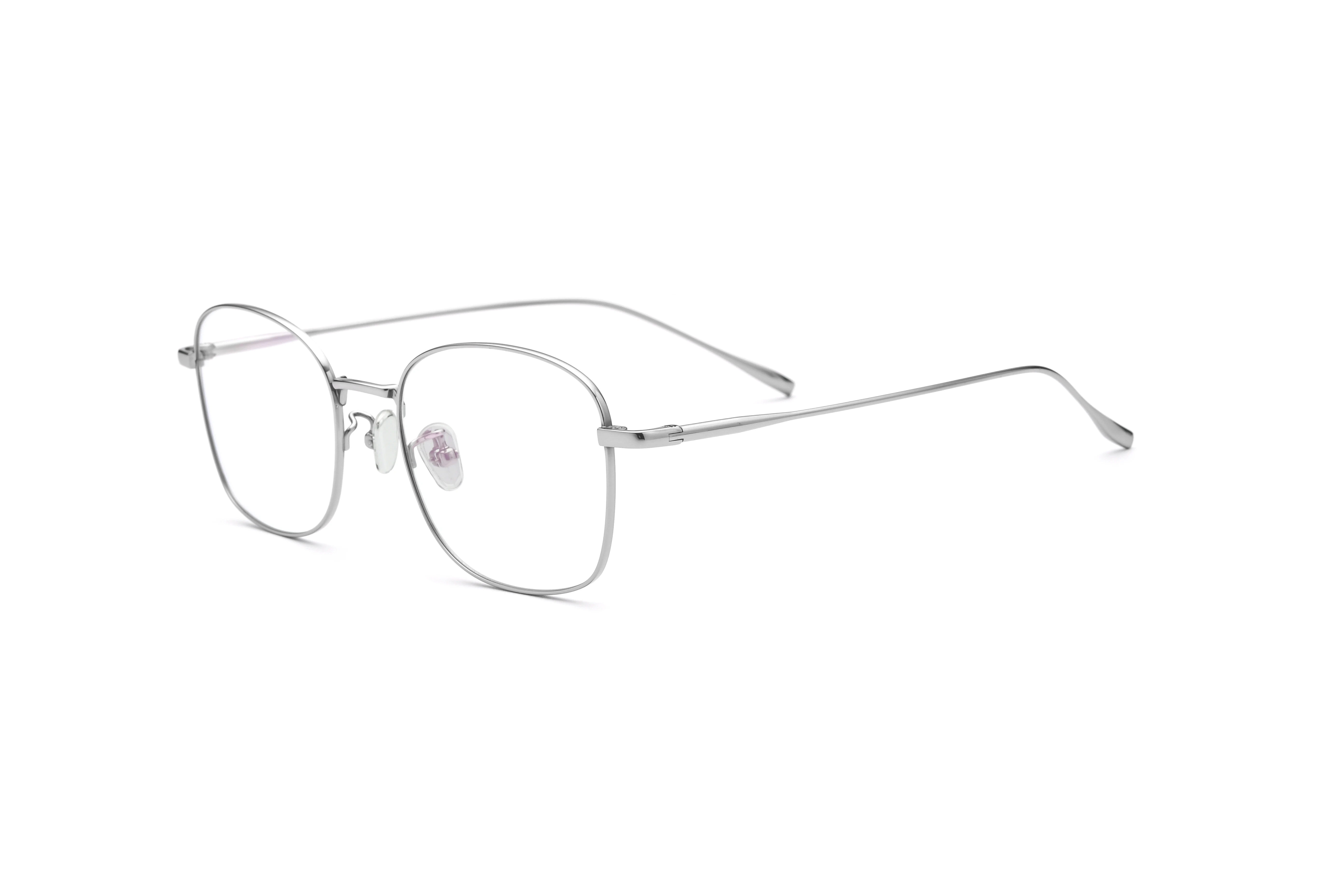 Titanium Glasses Women Japan Square Prescription Eyeglasses Frame Vintage Myopia Optical Eyewear Men