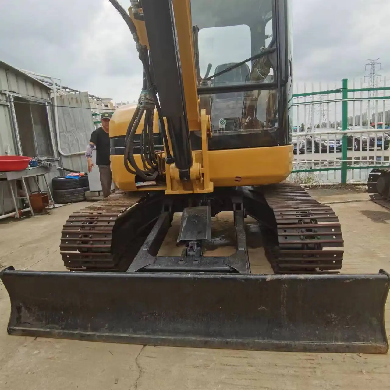 Caterpillar Mini Excavator cat 304C 4ton Second Hand Micro Crawler Digger Cat 304 305 306 307 usd Excavator for garden home use