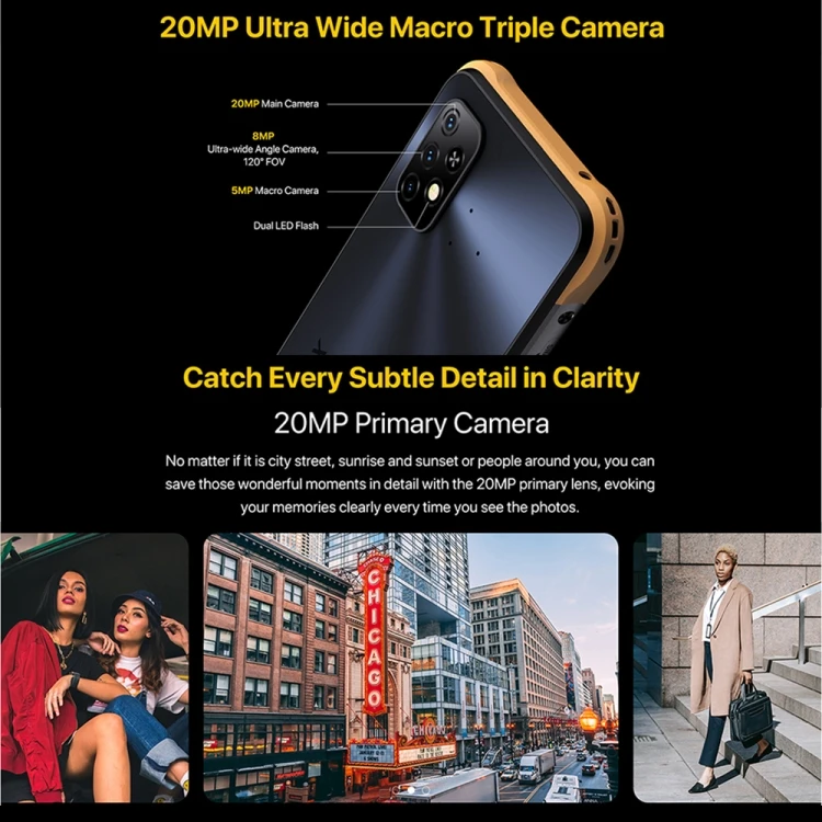 New Arrival Umidigi Bison X10 Rugged Phone 4+64GB Waterproof Mobile Phones 4G Android 11 Smartphones