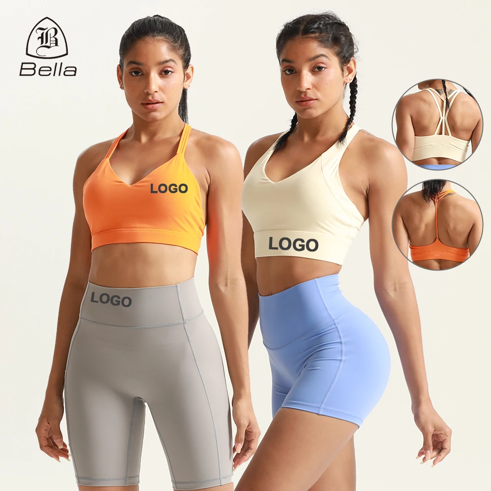 Женский спортивный бюстгальтер с завышенной талией