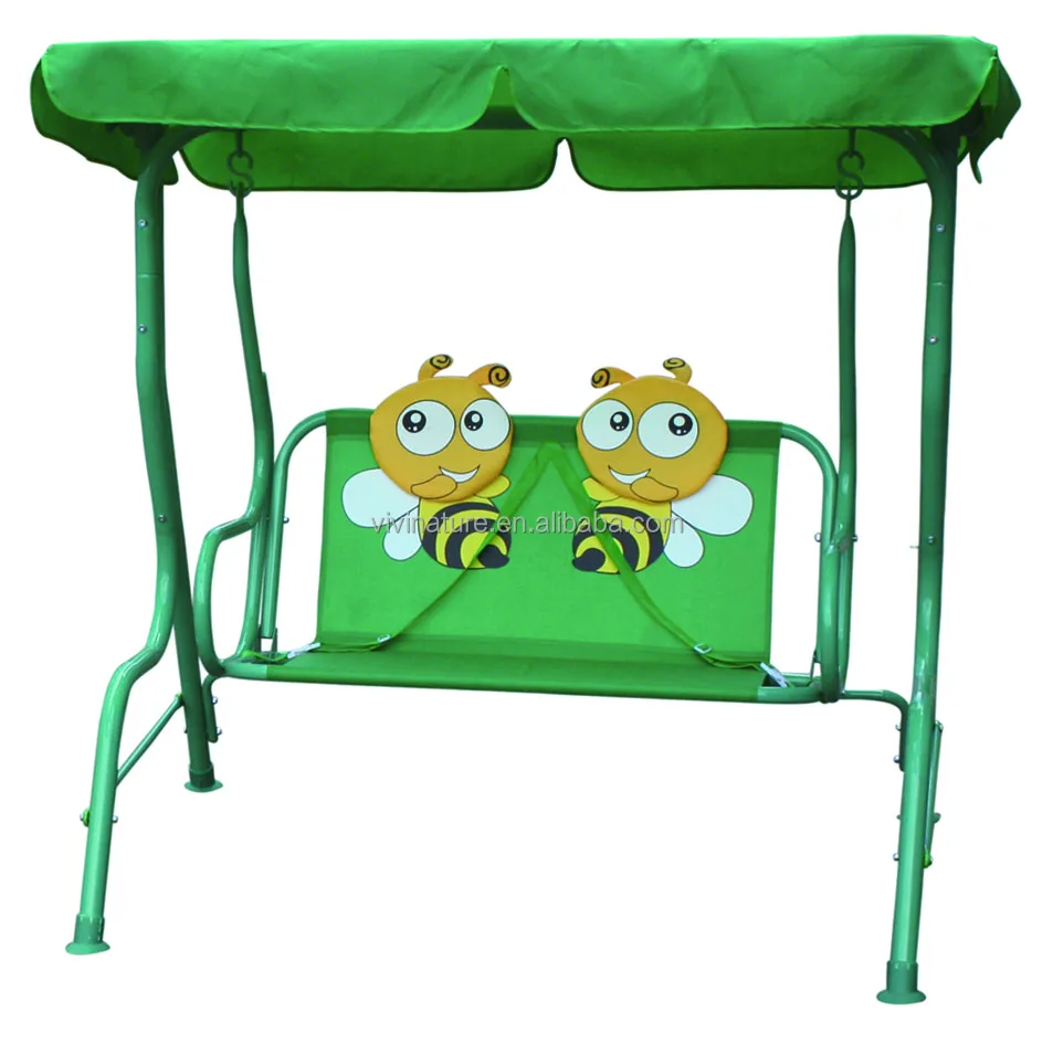 Two Seat Popular Garden  Children Swing and Kids Play Patio Swing