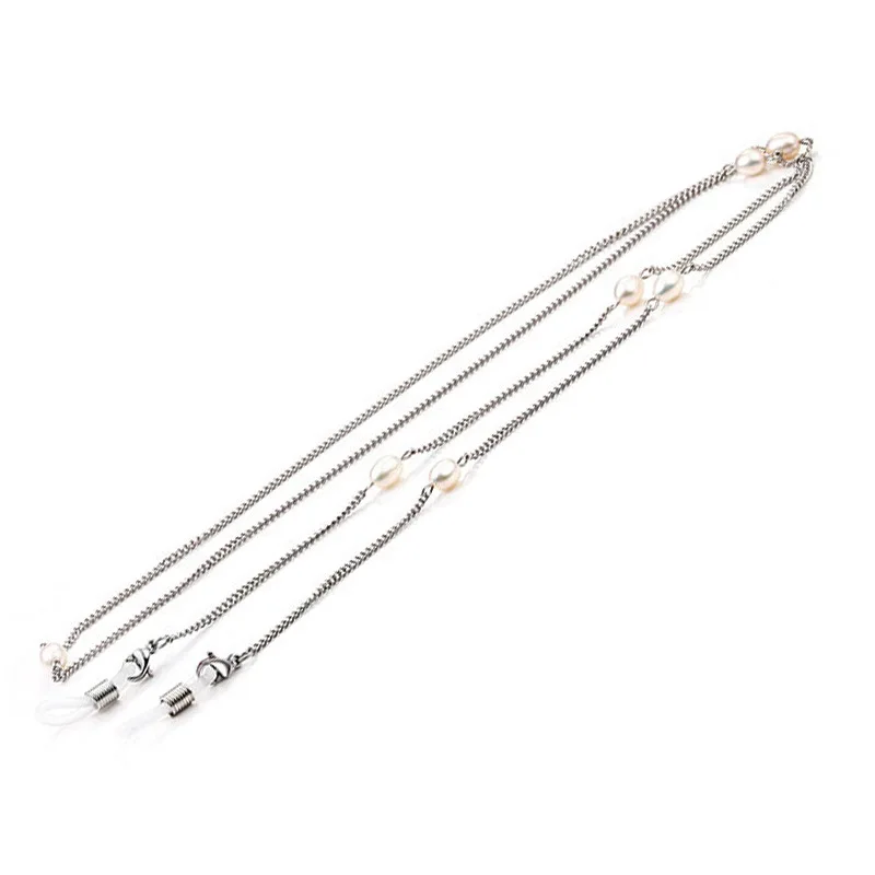 Natural Pearl Stainless Steel Jewelry Gold Sunglasses Glasses Chain,glasses jewelry chain,Sunglasses Glasses Chains