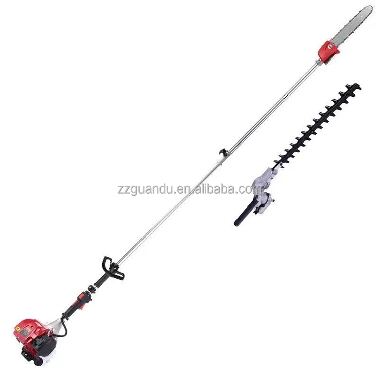ZZGD 4 in 1 Trimming Tool 52cc 2-Stroke Engine Garden Tool System with Hedge and String Trimmer, Gas Pole Saw, Brush Cutter