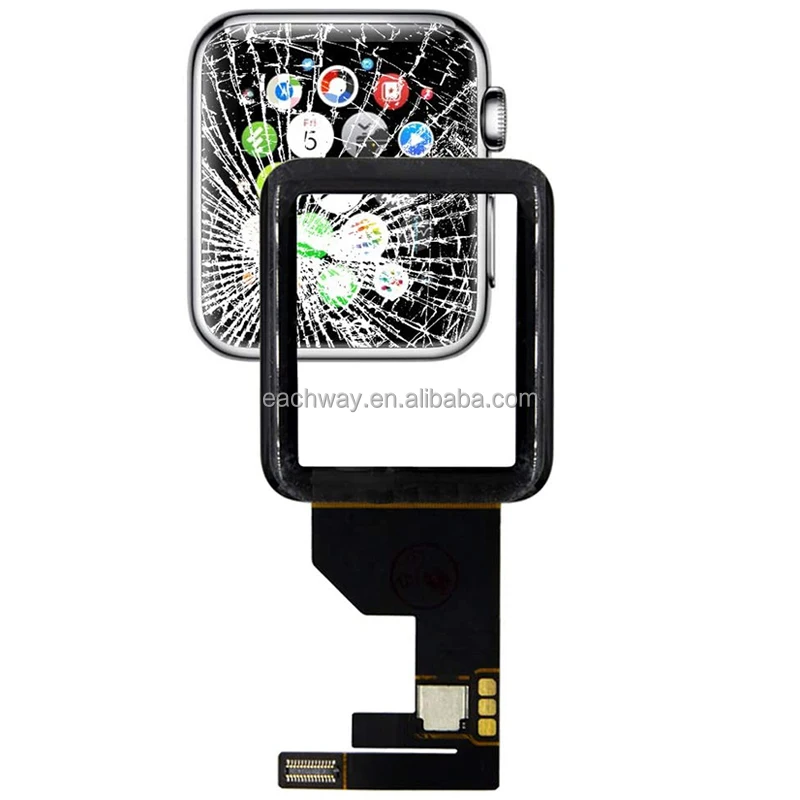 Замена Eachway Оригинальный стеклянный сенсорный экран ЖК-дисплей для Apple Watch серии 1 2 3 4
