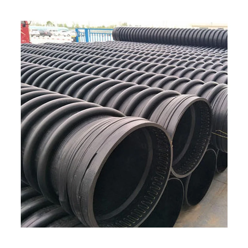 SDR16 HDPE Krah Pipe Anti-Detach Locking Structure Wall Winding Drainage Pipe