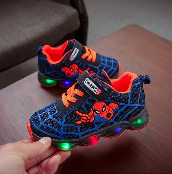 Kids Glowing Sneakers with light glowing kids shoes boys girls Luminous Lighted Sneakers Boy Girls LED Children Shoes Size 21-30