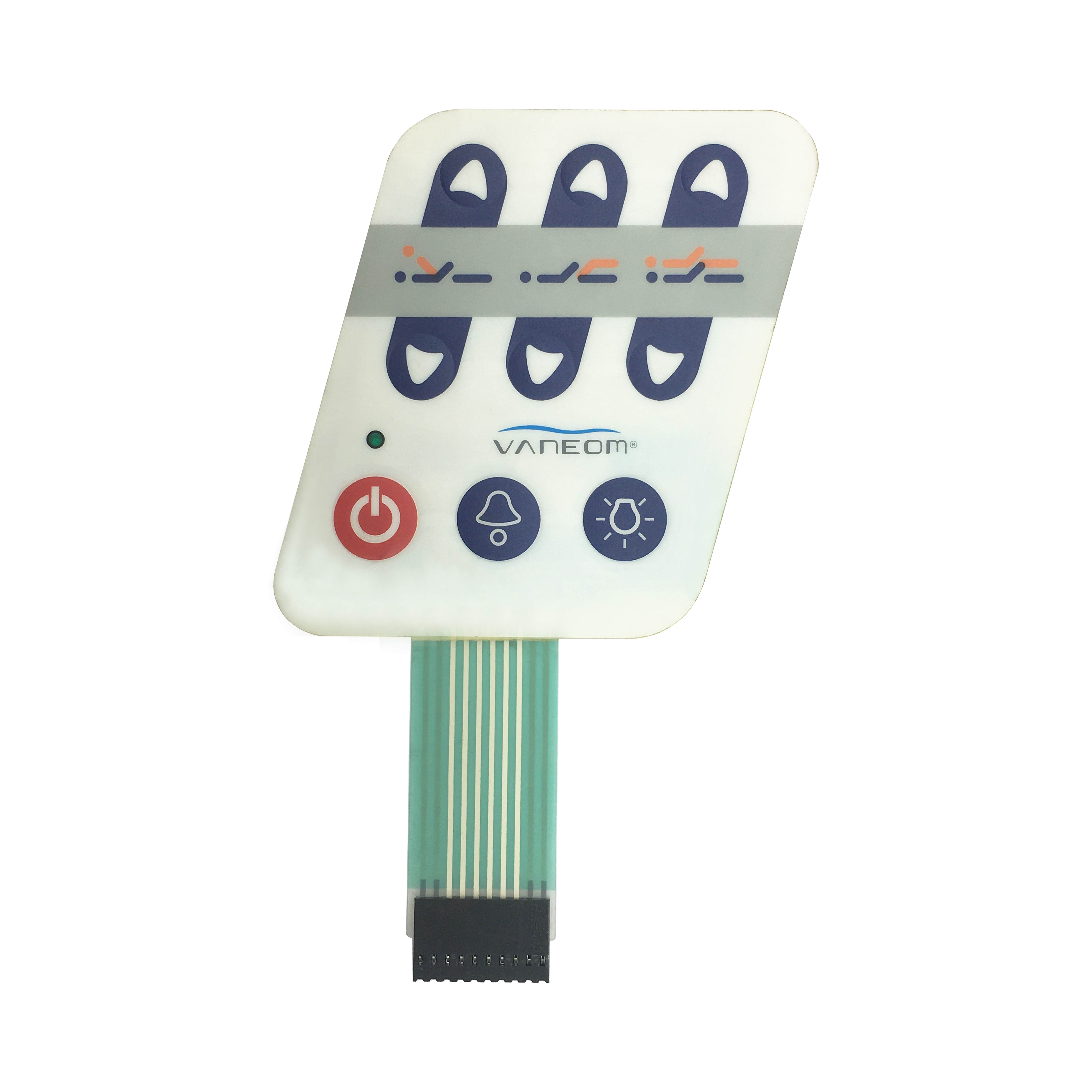 OEM Customized Capacitive Push Button Membrane Keyboards for Medical equipment
