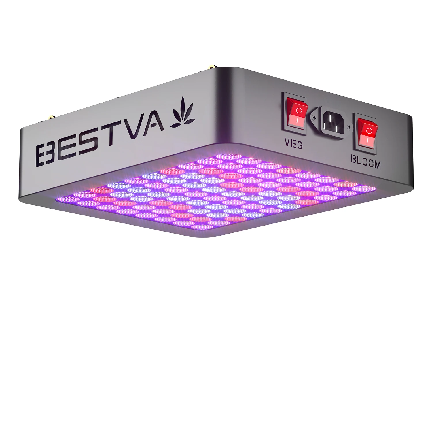 BESTVA Hydroponic Reflector 600W indoor plant grow full spectrum chips indoor growing tent cob LED grow light