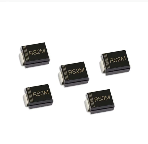 50Pcs SMD Recovery Rectifier Diode RS3M RS2M RS2J 1A 50V 100V 200V 400V 600V 800V 1000V Electronic Components