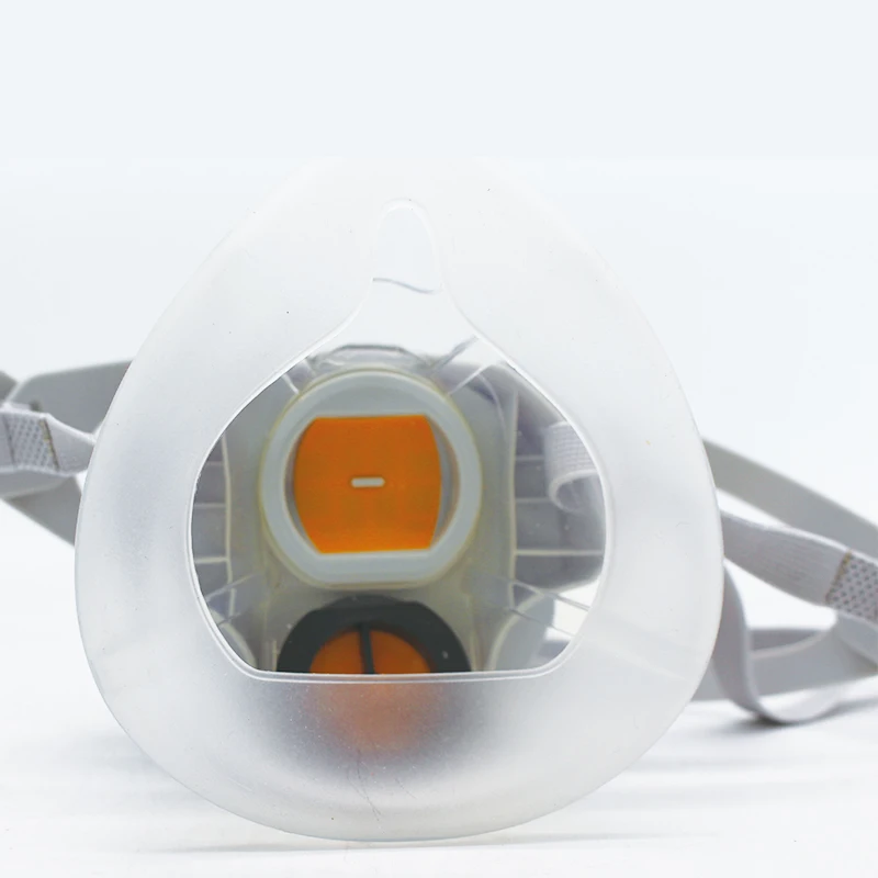 CNSTRONG OEM ODM masks manufacturer silicone respirator Filtering Half Face Gas Mask For Protection Against Carbon Dioxide