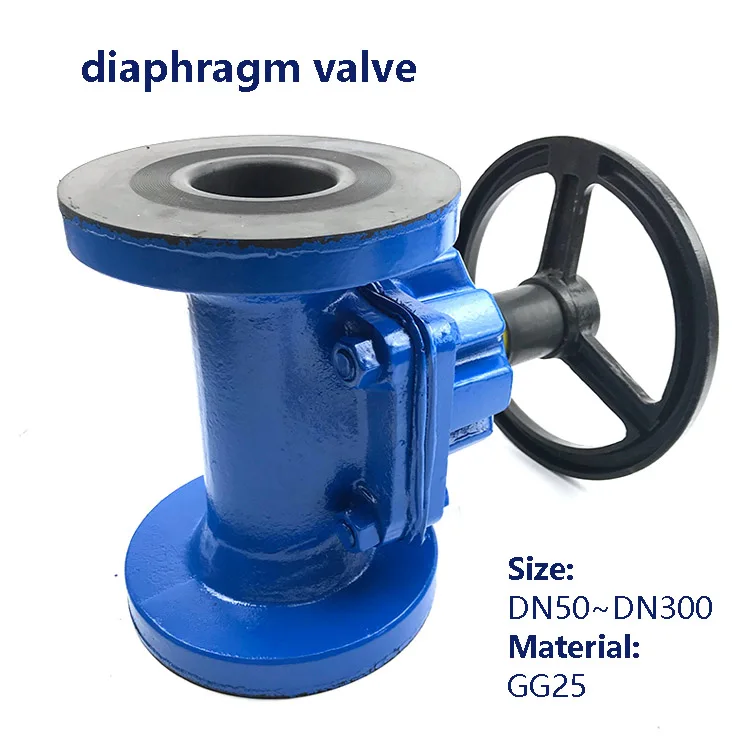 High Quality Manual ductile iron Diaphragm Valve