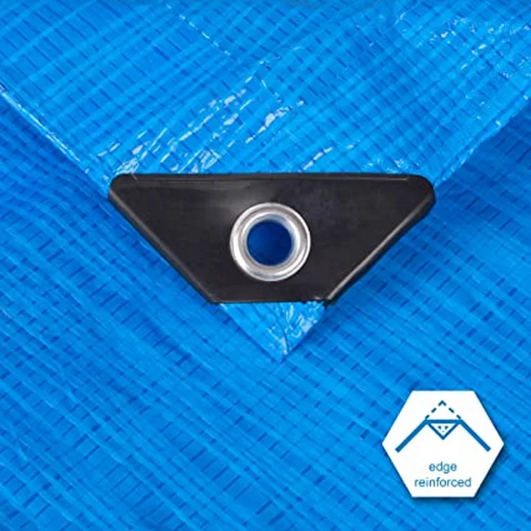 YRH Factory UV Coating and Customize Size and Color Tarp Sheet 100% Waterproof Rainproof PE PVC Tarpaulin