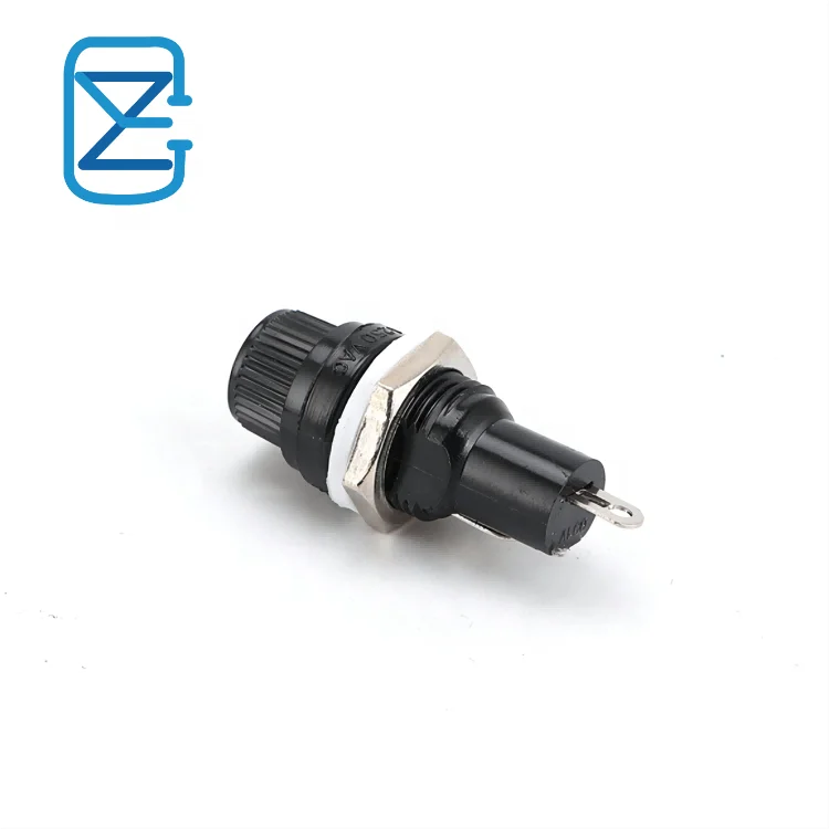 High Quality 5X20mm 6x30MM tube fuse box mini maxi panel mounted type fuse holder screw bayonet   Glass fuse holder