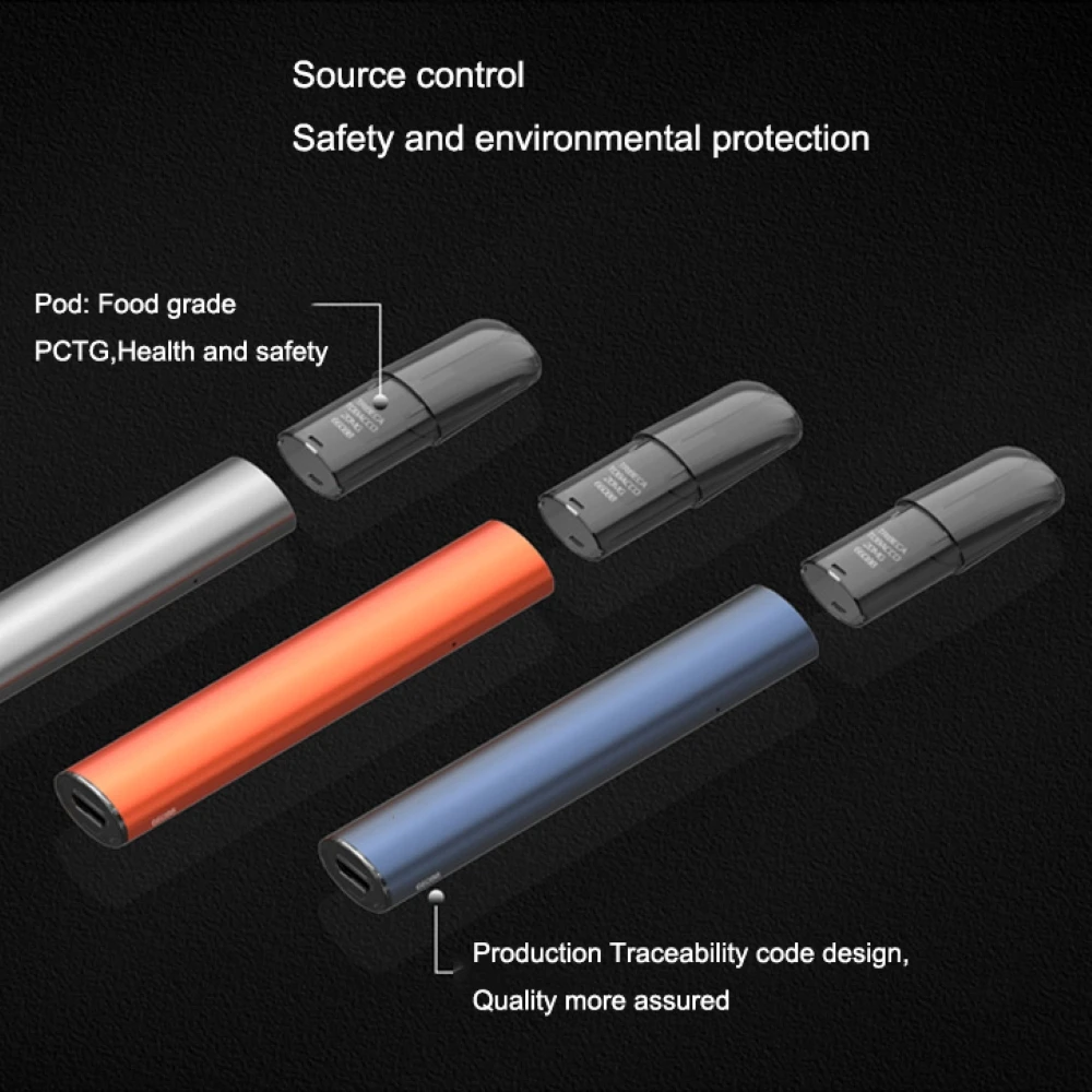 
2021 best quality rechargeable vape pen Replaceable Pod System vape electronic vaporizer cigarettes vapor pods vape pens 