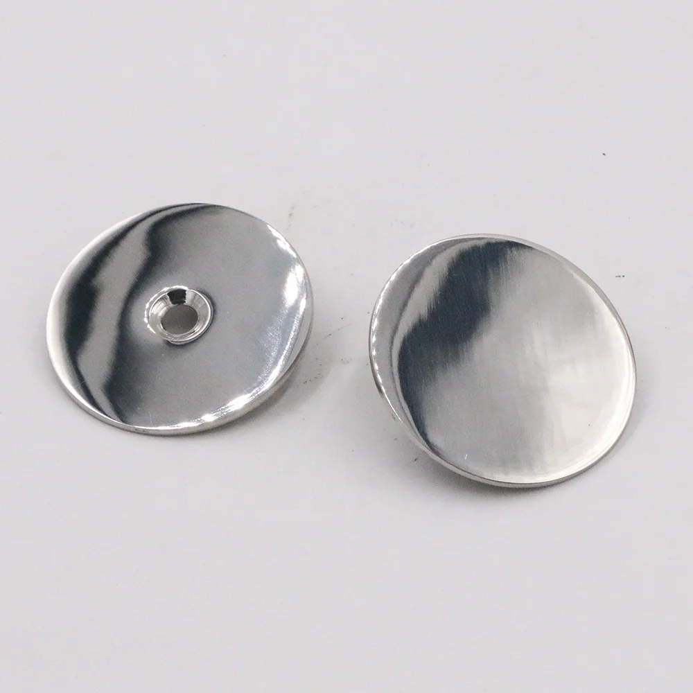 SK-808 Satin Finished Stainless Steel Shower Room Glass Partition Fixed Clip Double Side Glass Clamp Bracket