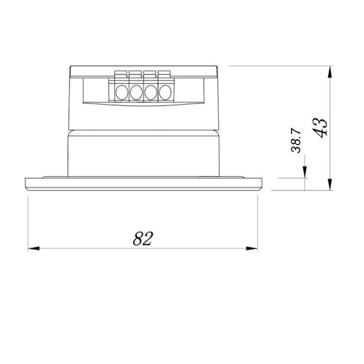 1W 2W Square Step Wall Light House Home Stairs Wall Light AC220V Automatic Led Motion Sensor Stair Light For Corridor