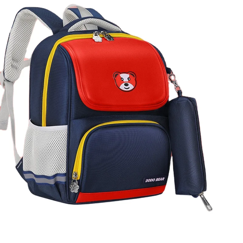 2022 fashion student schoolbag 1-6 grade portable large-capacity double shoulder bag school bag with pencil case