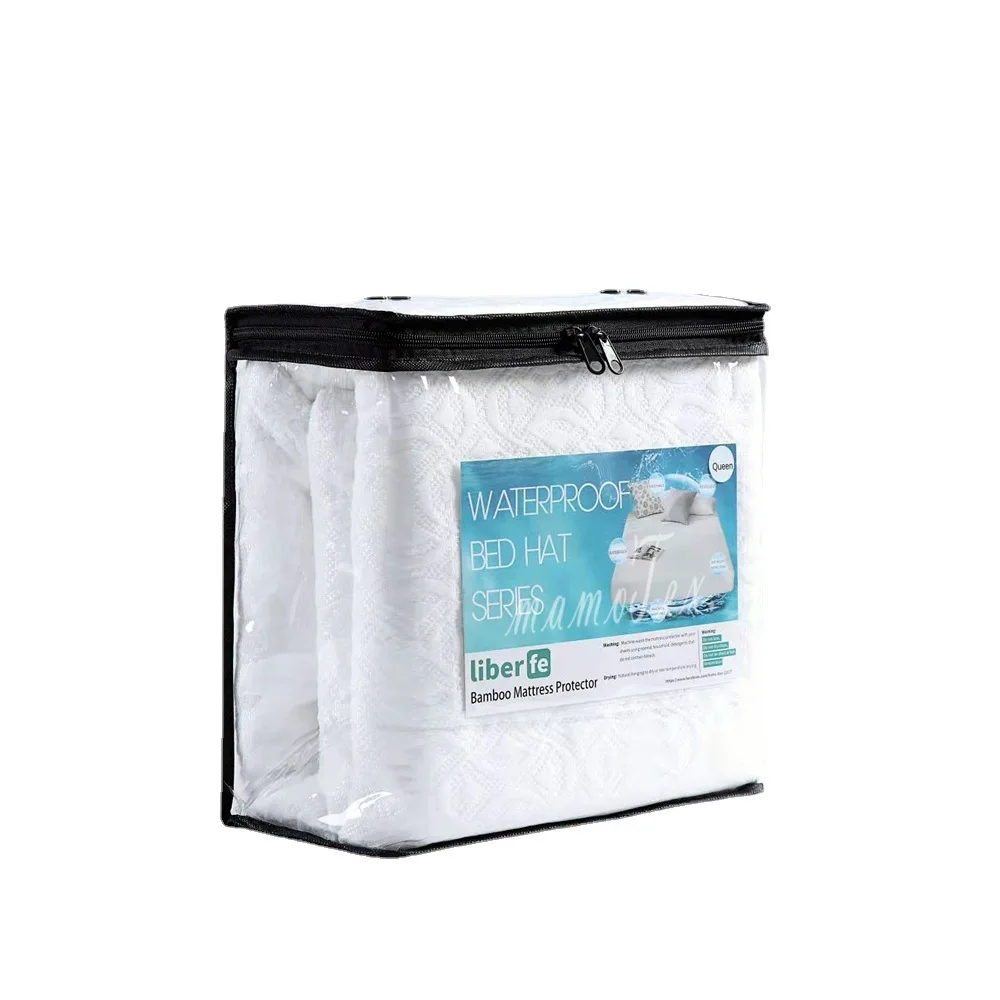 Оптовая продажа постельное белье из бамбукового волокна с защитой от клещей водонепроницаемое дышащее удобное для