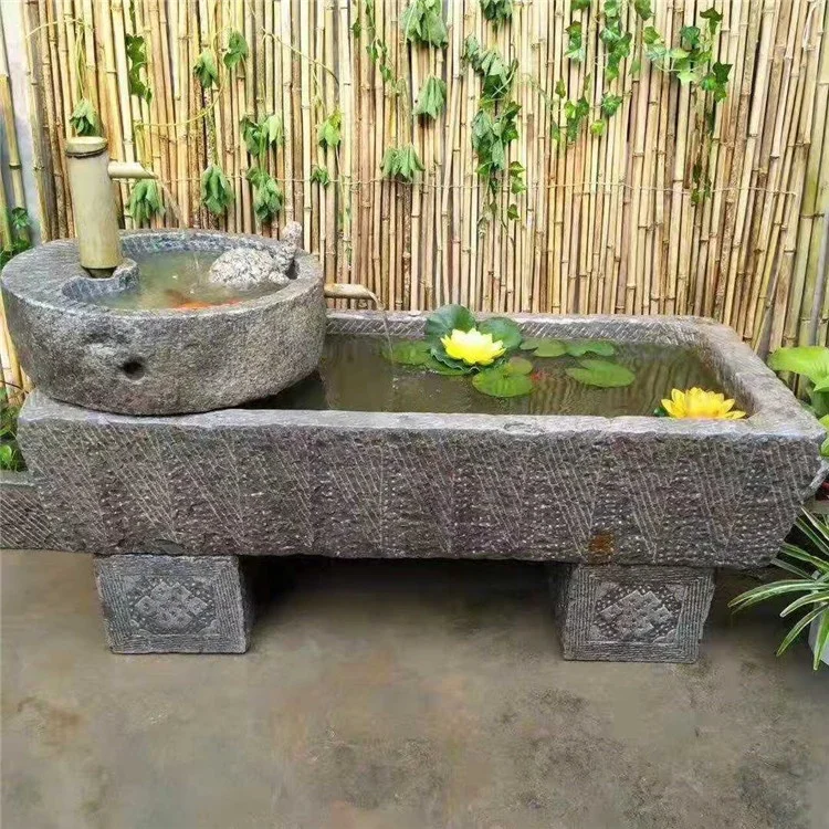 big rectangular water trough antique stone trough