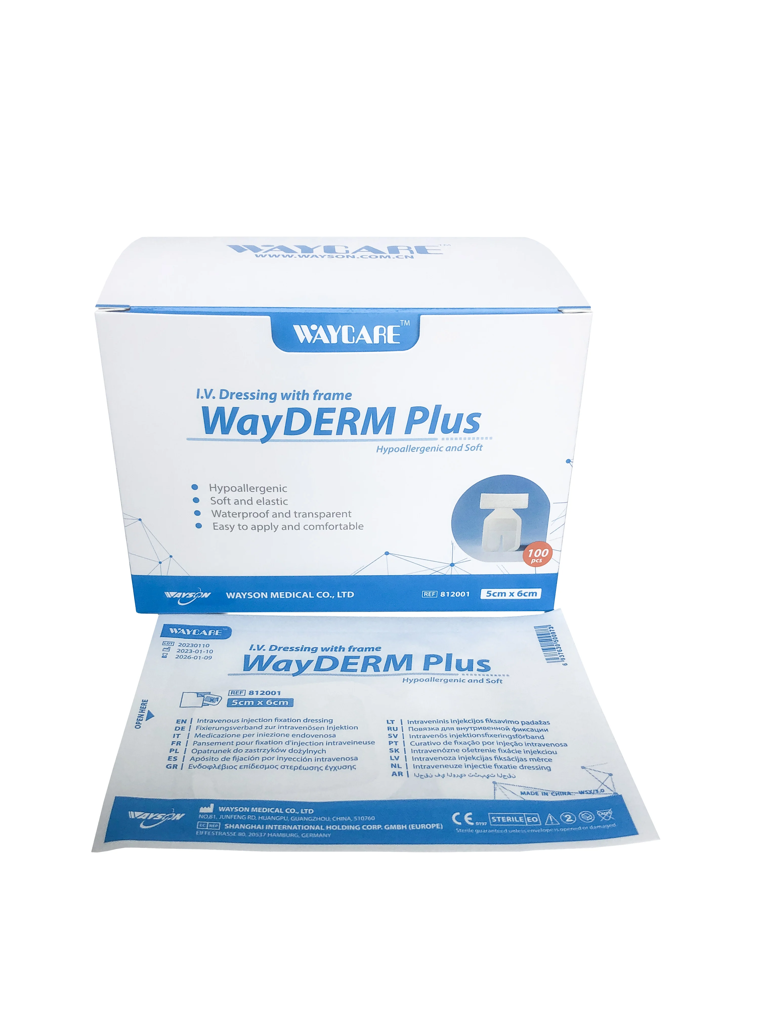 Transparent with paper frame