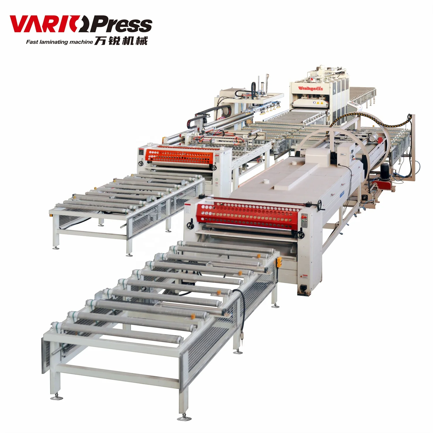 wooden door hot press machine production line