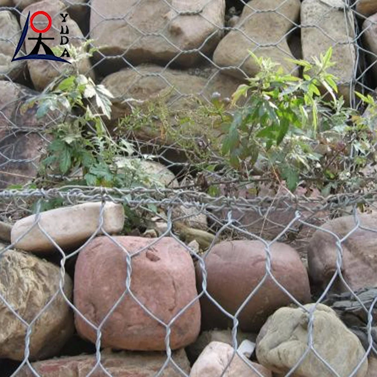 Hot dip galvanized hexagonal wire mesh/stone gabion iron wire box