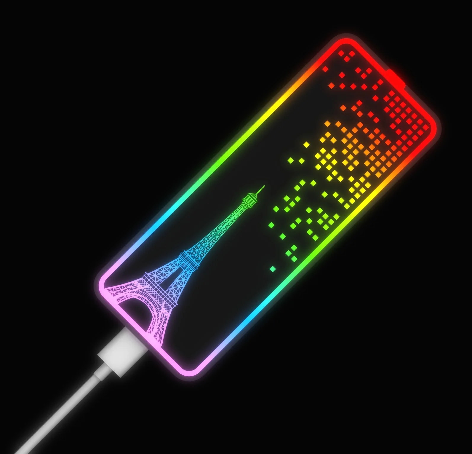  Новейшая подсветка M.2 Nvme Rgb корпус SSD портативный для жесткого диска копия и передача