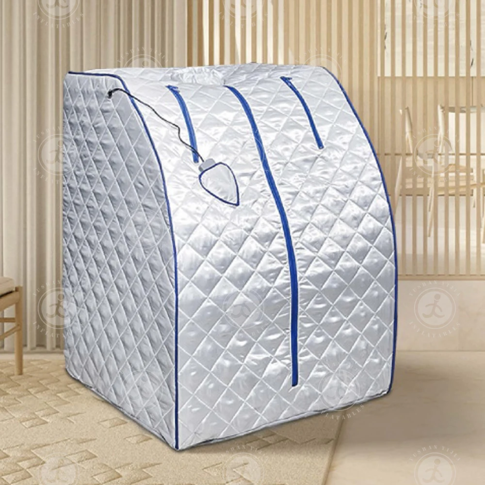 Home Use Infrared Heating Foldable Inflatable Sauna-box Steam Rooms Portable Steam Sauna Kit For Detox Sweat