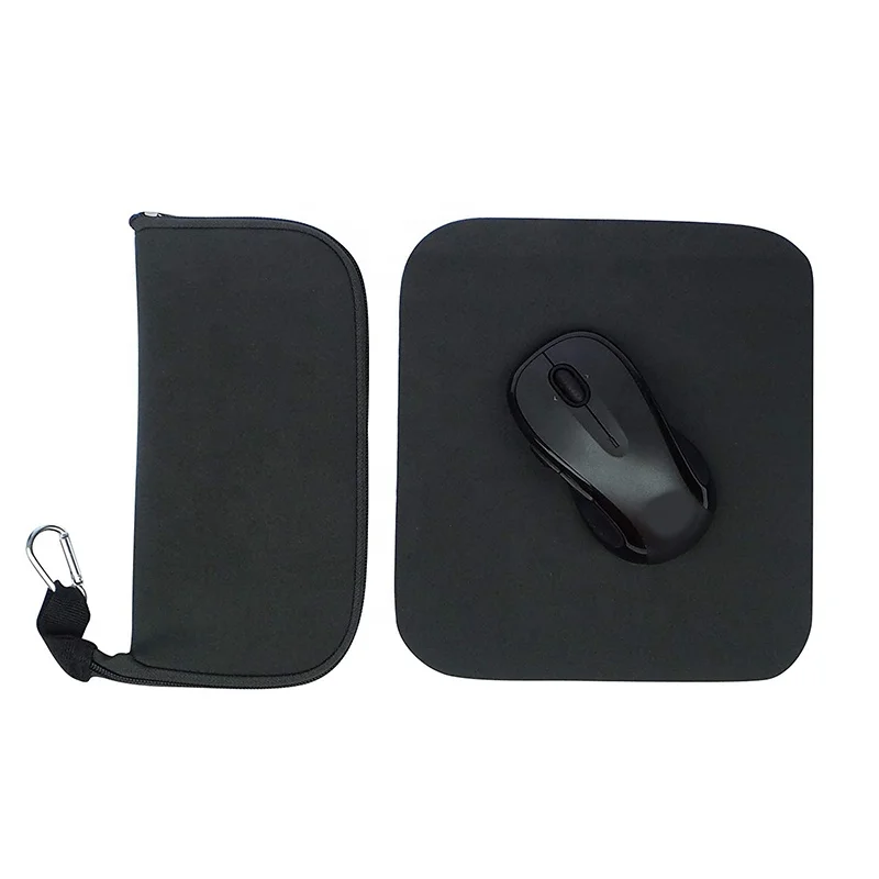 New Style Tote Neoprene Mouse Pad Customized Blank Mousepad Storage Bags