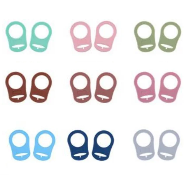 Silicone Adapter Nipple Ring Mam Nuk Baby Pacifier Clips Holders Soother Teething Dummy Clip Adapters