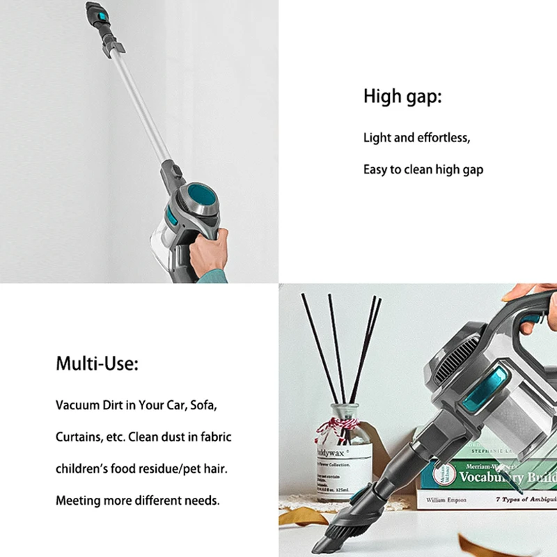 Shiny XL-618A Powerful Suction 4 IN 1 For Hardfloor Carpet cordless Vacuum Cleaner